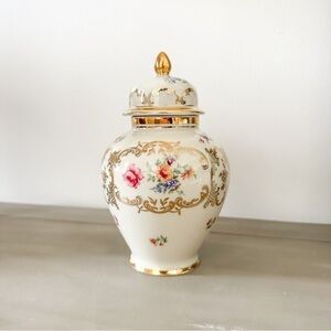 ZEH Scherzer Bavaria Germany Vintage Porcelain China Lidded small Urn
